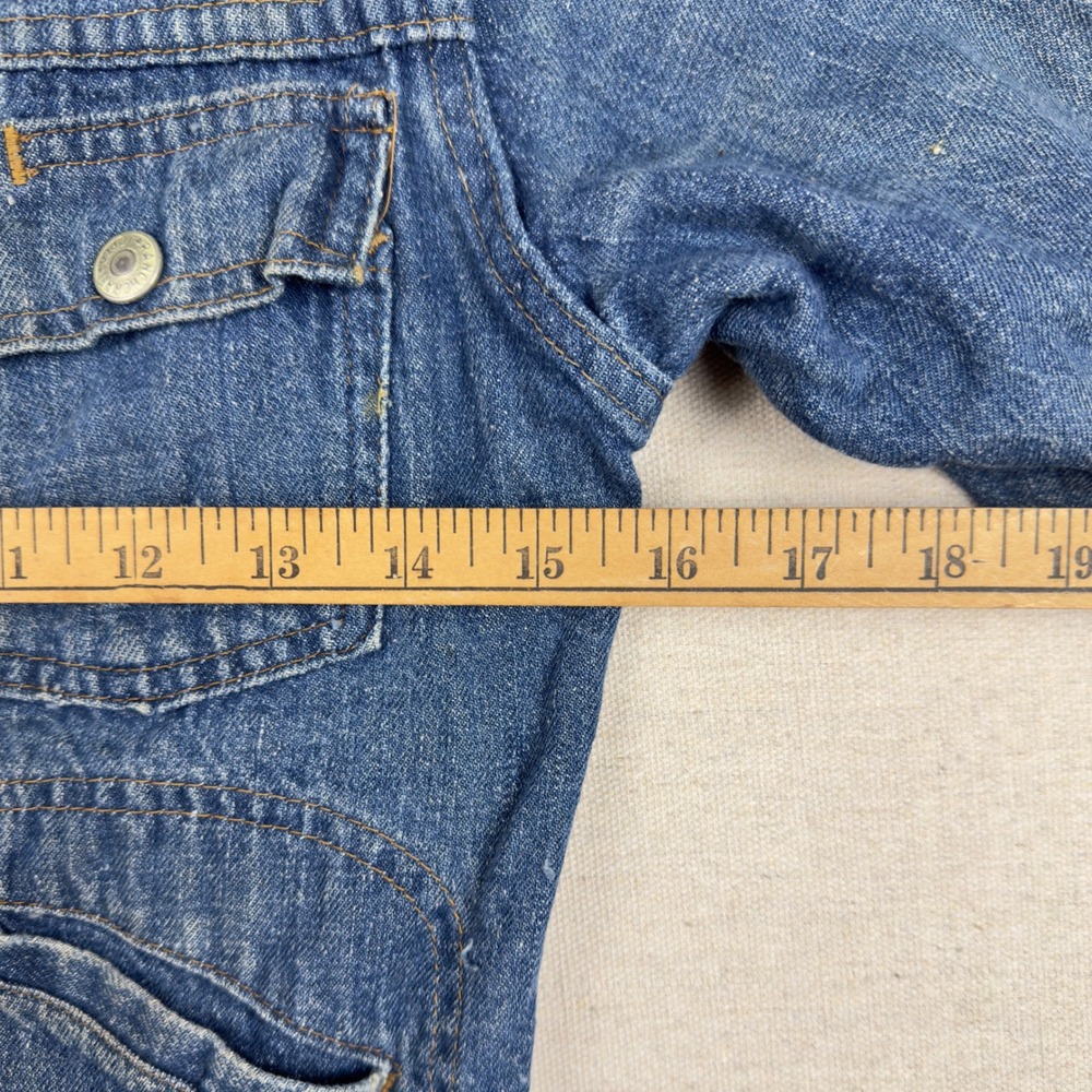 Vtg Ranchcraft Denim Jacket Boys Youth L Selvedge JCPenney Type II Style 50s 60s - Picture 14 of 15